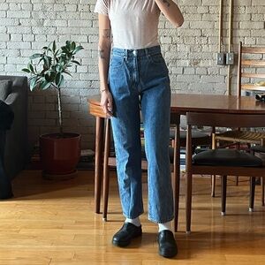 Slvrlake Dakota faded high rise straight  jeans in born to run | size 26